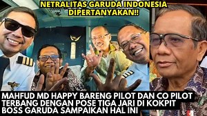 MAHFUD MD PAMER POSE TIGA JARI BERSAMA PILOT DAN CO PILOT GARUDA INDONESIA, NETRALITAS PLAT MERAH?! #mahfudmd #garudaindonesia #bosgaruda #dirutgaruda #cawapres #mahfud #ganjar #ganjarmahfud #pilpres #caprescawapres2024 #pemilu2024 #pestademokrasi #kpu #bawaslu | Giso Nias
