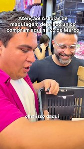 129K views · 909 reactions | Eu fui conhecer a fonte das lojas de maquiagem de 10$ na 25 de Março. Distribuidora: @bemmulhermaquiagem Endereço: Bolsão de Compras, 3° Andar - Loja 50, 25 de Março - São Paulo. Aqui você pode começar com um investimento de R$500,00 reais, pedido mínimo, já compras a cima de 3 mil reais você tem descontos de 15% e não precisa de ter cnpj para comprar no atacado. | Thalyson Girão l Rei do Atacado | Facebook