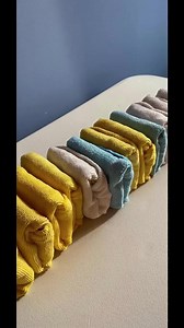 Learn to fold!: Microfiber cloths! This easy folding trick will look great stacked, and even better in your drawer organizers! #folding #microfibertowel #laundryhacks #organization | Join Laundry Care