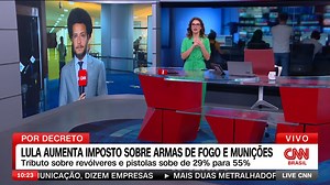 38K views · 1.3K reactions | O presidente Luiz Inácio Lula da Silva (PT) assinou, nesta quarta-feira (1°), o decreto que aumenta os impostos sobre armas de fogo e munições. Agora, as tributações subiram de 29% para 55%. #LiveCNNBrasil | CNNBrasil | Facebook