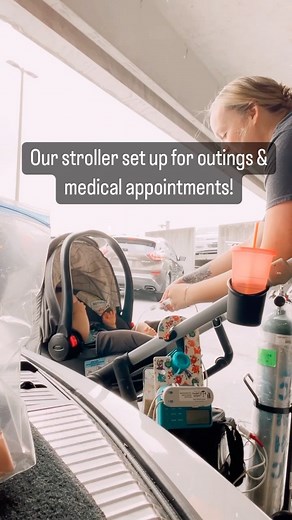 Jen | medical mama supporting medical mamas on Instagram: "Our stroller set up and how we adapted it to accommodate all of Jaxson’s medical equipment! This stroller has been a lifesaver and we’re making it work until he grows out of it! ❤️ #accessibility #22q13duplication #disability #specialneeds #advocate #advocatelikeamother #tubielife #feedingpump #supplementaloxygen #pulseoximeter"