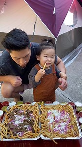 We had an epic french fry party!! #hungryfam #snacktime #mukbangvideo #foodlovers #yummy #eats #tastetest #foodreview | Hungry FAM