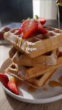 2.4K views · 29 reactions | This homemade Vegan Belgian Waffle recipe is perfect for breakfast, brunch or even dinner (if you're a true waffle lover!). Recipe: https://plantbasedonabudget.com/vegan-waffles/ | Plant-Based on a Budget | Facebook