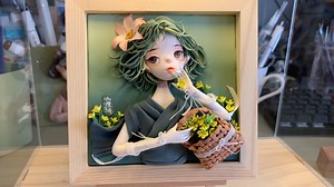 294K views · 10K reactions | As soon as the wind blows, the flowers will bloom #clay #handiwork #handi #art #claytutorial #clayart #artwork  bit.ly/ClayPortraits | Handi Work | Facebook