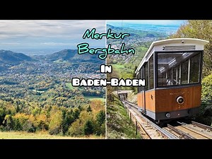 Beautiful Attraction Baden-Baden Germany | Merkur Bergbahn