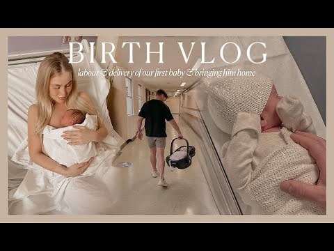 BIRTH VLOG | raw labour & delivery of our first baby | positive birth vlog