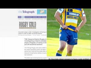 Rugby Player Pees In Pants to Push Away Opponents