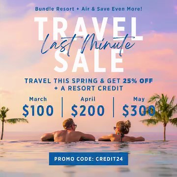 Are you dreaming of your next getaway? Divi Resorts is here to help you fly away and enjoy sun, sea, and fun adventures for less with our Last Minute Travel Sale! Travel in March for $100 Resort Credit Travel in April for $200 Resort Credit Travel in May for $300 Resort Credit Book this offer on any 5 night stay NOW through March 18, 2024 - use promo code CREDIT24 to get this deal: https://brnw.ch/21wHtQT | Divi Aruba Phoenix Beach Resort