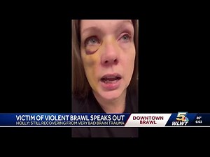 Woman assaulted in viral downtown brawl video speaks out for first time
