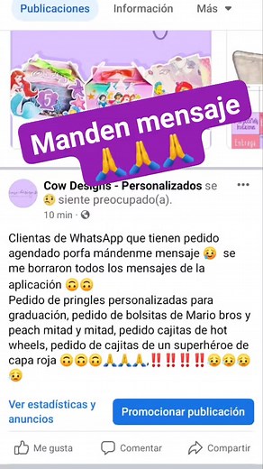 Chicas manden mensaje plisss | Cow Designs - Personalizados