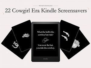 22 COWGIRL ERA Lock Screens for Kindle Ereaders, Customize Your Kindle, Match Your Cute and Girly Aesthetic! Paperwhite, Scribe, Oasis - Etsy