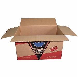 [Hot Item] Custom Logo Flexo Printing Recycled Corrugated Cardboard 3-Layer B-Flute /C-Flute Paper Gift Packing Packaging Rigid Carton Box