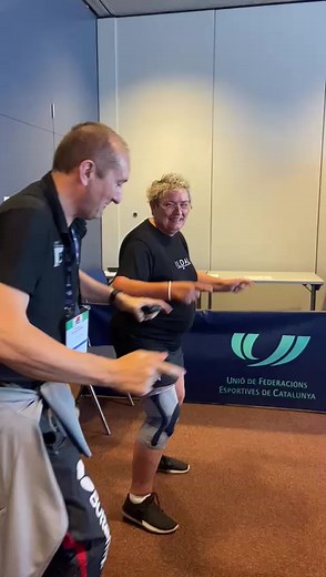 #sundayvibes Moncho and Lizzy showing their moves at the World Parkinson Congress last weekend. 🎶💃🕺 Elisabeth Ildal Cure4Parkinson #sunday #70smusic #tabletennis #parkinsons #WPC2023 | ITTF Foundation