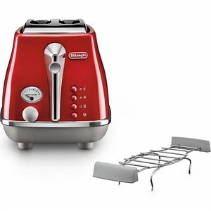 Icona Capitals Tokyo Red by DeLonghi Breakfast Collection with 2slice toaster