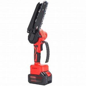 [Hot Item] 6 Inch Small Handheld Electric Chain Saw Lithium Battery Powered DIY Tool for Tree Trimming.