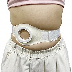EDWERD Ostomy Support Belt - Stoma Guard Band for Abdominal & Colostomy Ileostomy Post-Oper-ative Care, 39" L