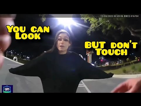 Bodycam: Drunk Girl with no Panties on Flashes Cop and gets Arrested