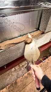 The right mortar mix makes for easier trowel work. Keep it up @mahoneybrickworksltd Get your London Trowel : bit.ly/43wn4Kk | Marshalltown Company