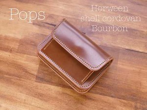 Pops / Horween shell cordovan Bourbon 4/24（金）20時前後にオンラインショップより販売致します。