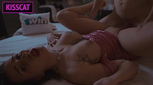 Step sister came to step brother's room after party to share bed and hot night fuck