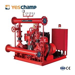 [Hot Item] Nfpa Compliant 20-Piece Packaged Fire Pump Set with Electric & Diesel Jockey Pump