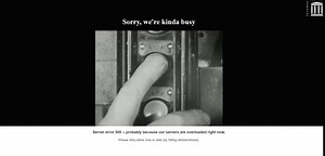 Internet Archive Error Message Video D.D.Teoli Jr. A C.