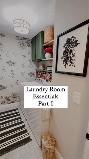 These laundry room essentials won’t reduce your dirty laundry but may make you hate it a little less! ✔️Extra narrow cart to fit in tight spaces ✔️Magnetic dryer sheet holder ✔️Clear labeled bins & turn tables 🌸To shop, tap the link in my bio then tap “shop my pics & reels” & tap the photo you want to shop 🌸 #homedecorlovers #walmart #homedecor #walmartstyle #amazonfinds #laundryroom #homedecoration #laundryroomdecor #amazonhome #homestyle #founditonamazon #walmartfinds #laundryroomorganizatio