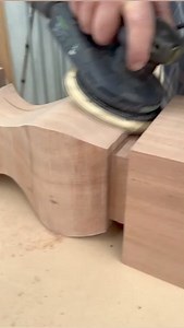 Maison Dining Table leg being sanded for Tallulah and Rick’s sensational #diningtable #diningroom #interiordesigner #diningtabledecor #diningtable #diningroomdecor #interiordesigners #dining #interiordecor #woodworking #woodworker #woodwork #furnituremaker | Lumber Furniture