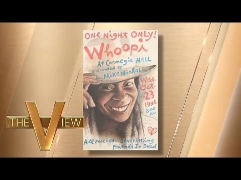 Joy Behar Surprises Whoopi Goldberg With An Original Watercolor Portrait | The View