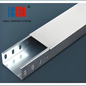 Customized Metal Steel Cable Tray with Holes Stainless Steel Aluminum Under-Desk Cable Management Tray