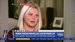 175K views · 370 reactions | GMA EXCLUSIVE: Woman thrown from derailed roller coaster at the boardwalk in Daytona Beach tells her story: gma.abc/2t4XIFc | Good Morning America | Facebook