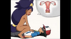 Dirty-minded Pokemon Ash Ketchum slaying his lover with his power tool