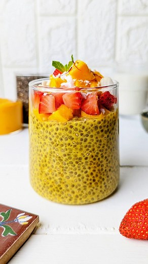 83K views · 345 reactions | Indian Flavour Mango Chia Pudding - 2...