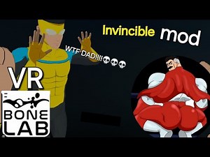 I played as Invincible in bonelab! (bonelab vr mods)