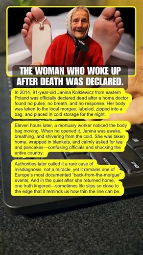 The Woman Who Woke Up in a Morgue