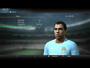 PES 2011 CARLOS TEVEZ NEW FACE