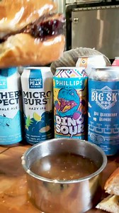 Dip into our homemade au jus with our Brisket Beef Dip! #brisket #beepdip #local #yyc #special #cornbread #smokin #texas #bbq #texassbbq #smoked #calgary #beef #homemade #bread #handmade #meatlovers #friday #funday #butcher #tipsy | Big Sky BBQ