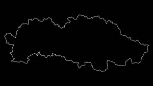 Presov Region Map Slovakia Outline Animation 库存影片视频（100% 免版税）1106117831 | Shutterstock