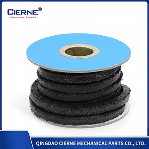 [Hot Item] Interbraided Graphite Packing with Carobn Yarn Corner Reinforcement Graphite Packing with Carbon Fiber Corner Carbon Fiber Packing PTFE Packing Price