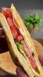 Mushroom Omelet Toast Recipe — Crispy Cheese Omelet Sandwich