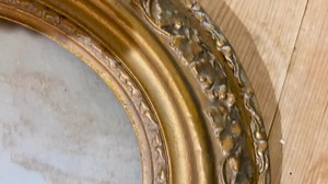Oval Gold Frame, Vintage Plaster Photo Picture Art Frame, 6 X 8 Image, Victorian Style Frame - Etsy