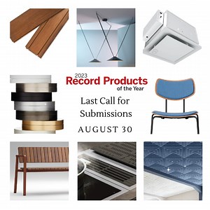 ❕❕❕ Entries are due tonight at MIDNIGHT ❕❕❕ Don't miss this chance to be recognized for your hard work and innovation. Submit your product by MIDNIGHT TONIGHT at https://brnw.ch/21wBZTt. | Architectural Record
