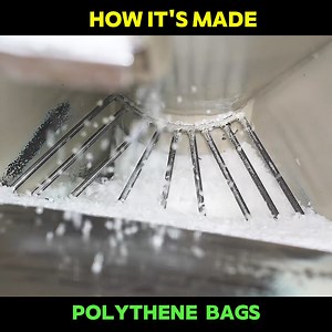Manufacturing Transparent Polythene Bags #fyp #manufacturing #howitsmade #plasticbag #wow #wowthing | CraftiPanda