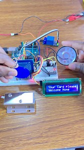 9.4K views · 30 reactions | Solenoid Door Lock control with Voice Alert using Arduino, RFID Reader Sensor, LCD I2C Display and DFplayer Mini Wireless LED control using LoRa SX1278 & Arduino Arduino#electronics #arduinoproject #electricalengineer #arduinobeginner #programming #electrical #uploadideaswithitamar | Upload Ideas with Itamar | Facebook