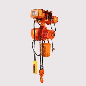 [Hot Item] 1 Ton Electric Chain Hoist with Hook Hhbb Model 220V Steel Construction Crane Hoist for Industrial Usage 500kg Load Capacity
