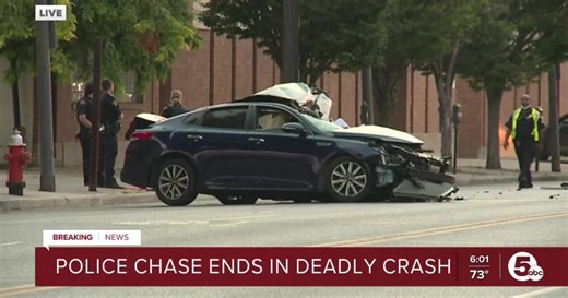 East Cleveland Police chase ends in deadly crash