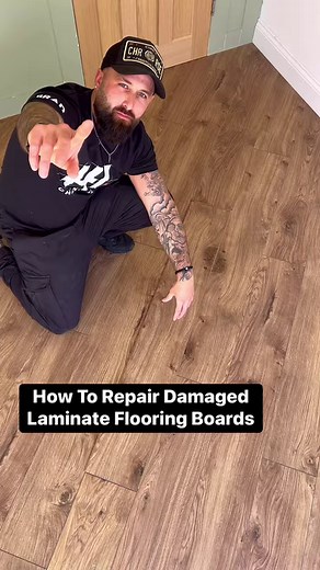 How To Repair Damaged Laminate Flooring Boards #reels #How #tips #doitforyourself #diy #asmrsounds #laminateflooring #flooring #asmrvideo | The Home Improvements Channel Uk