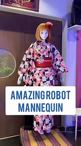 Amazing Japanese robot mannequin performance ❤️ #japan #robot #mannequin #woman #female | Japan Japan Ichiban