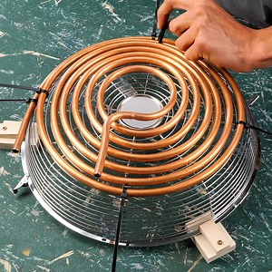 Bending Copper Pipe Into AC! | Hungry Panda