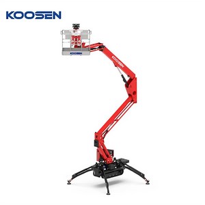 [Hot Item] 16m China Small Towable Spider Articulated Cherry Picker Trailer Mounted Boom Lifts